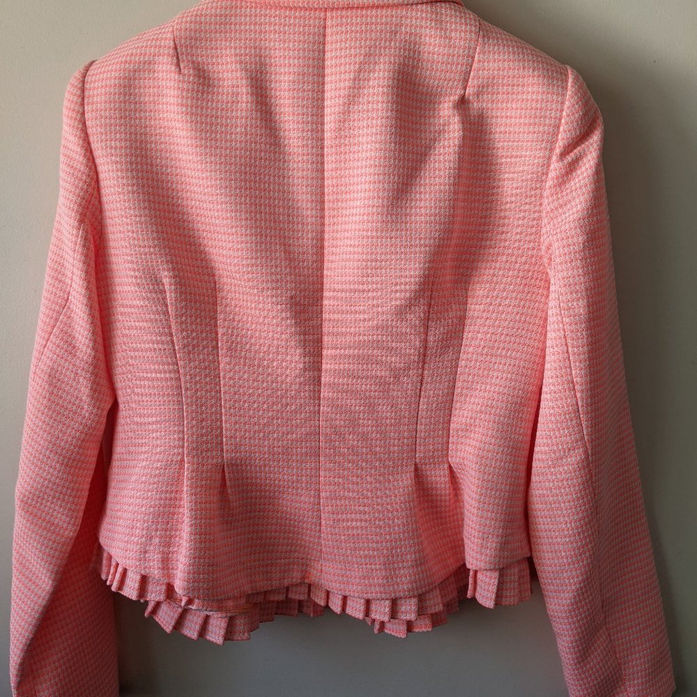 NWT Nanette Lepore Blazer Size (8) Tangerine - Picture 8 of 16
